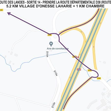 Chambre Au Pied De La Foret Onesse-et-Laharie Eksteriør billede